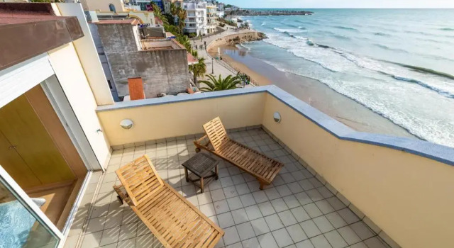 Апартаменты Дуплекс с 3 комнатами с видом на море InSitges Sant Sebastias Beach