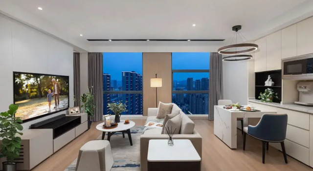 Апартаменты Deluxe Somerset Taihu New City CBD Wuxi