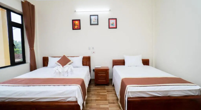 Семейный номер Standard с видом на сад Sunny Trang An homestay