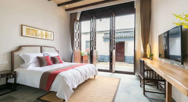 Двухместный номер Standard Yi Garden Cultural Hotel Disney Branch