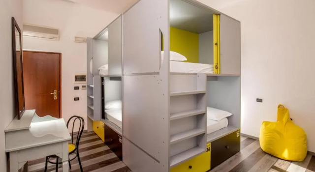 Кровать в общем номере (женский номер) Free Hostels Roma