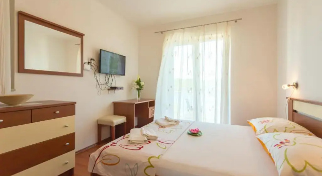 Апартаменты c 1 комнатой с видом на море Apartments Slavica