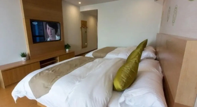 Двухместный номер Standard GreenTree Inn Liuan Jinzai County Dabie Mouantain Business Hotel