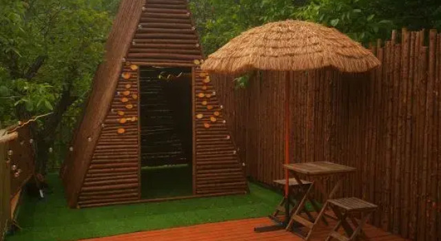 Jinan rustic primitive village residence, Prenota Hotel Hotel a Jinan con piscina, Piscina