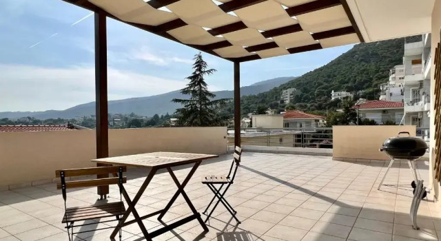 Апартаменты Sunrise Studio with unhindered view to the sea.