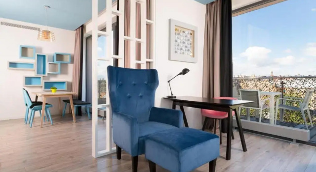 Апартаменты Superior c 1 комнатой Park Inn by Radisson Residence Рига Барона