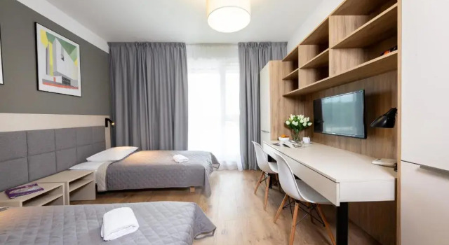 Студия Deluxe Apartments "Wolska Residence"