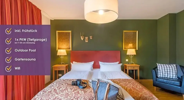 Двухместный номер Standard с видом на сад Apparthotel Bad Schandau by STEIGER Hotels