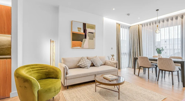 Апартаменты с 2 комнатами Boutique 2 Bed King's Cross Modern Apartment