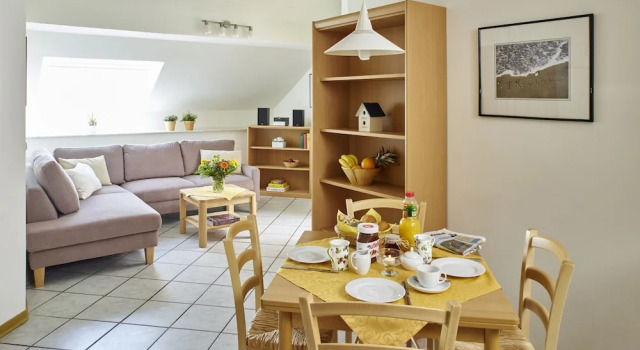 Апартаменты Comfort с 2 комнатами Traberhof - Landurlaub in seiner schönsten Form - freies Reiten inbegriffen - Hunde willkommen - Sauna im Haus - Kanuverleih - tolle Radwege - Deich in Sichtweite