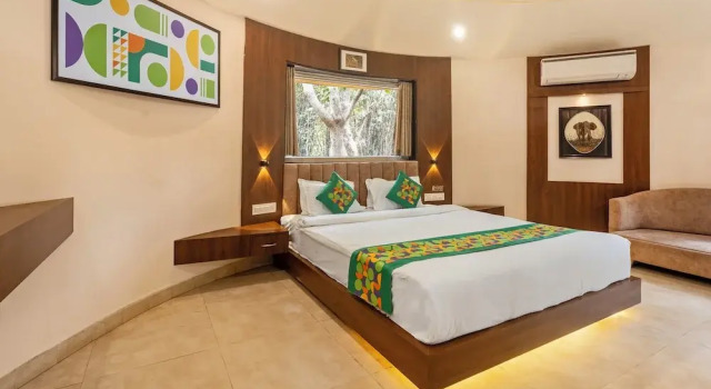 Номер Deluxe с балконом и с видом на окрестности Treebo Premium Mowglis Den, Pench Tiger Reserve, Turia
