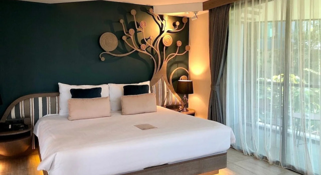 Двухместный номер Deluxe с балконом и с видом на горы Green Pix Khaoyai