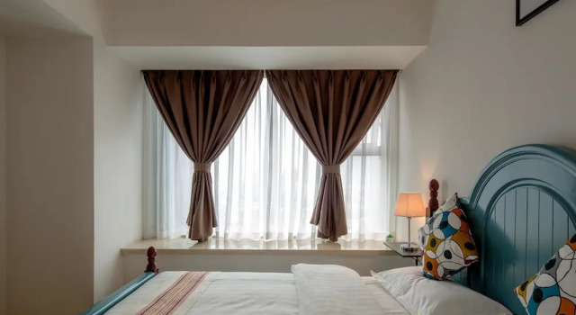 Люкс с красивым видом из окна Chengdu Morpheus City Service Apartment