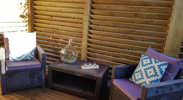 Апартаменты c 1 комнатой Appart Bleu Azur Piscine chauffée Adults only