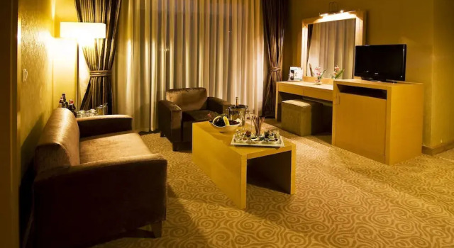 Люкс с видом на море Adrina Termal Health & SPA Hotel
