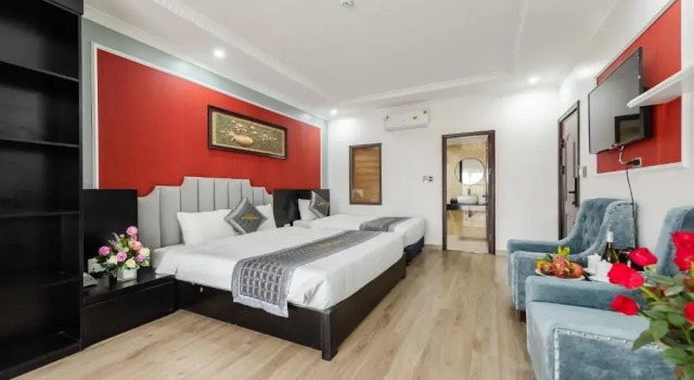 Семейный номер Deluxe Kim Cuong Hotel