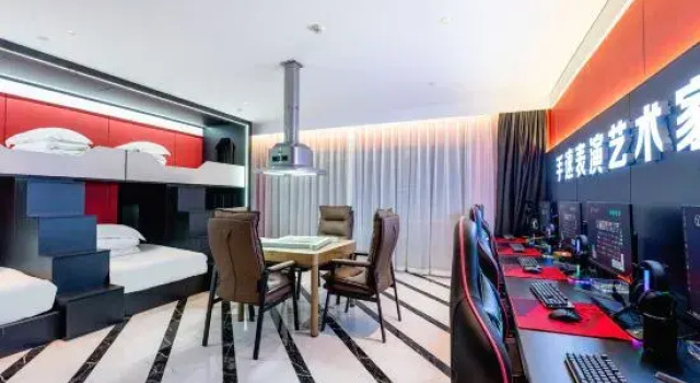 Кровать в общем номере Lewan E-sports Hotel (Nanchang Flagship Store)