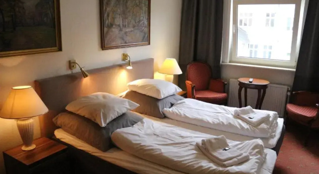 Standard- Enkelt værelse Hotel Postgaarden