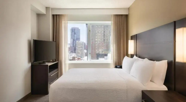 Люкс c 1 комнатой с видом на город Residence Inn Denver City Center