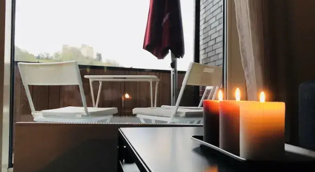 Апартаменты с балконом и с красивым видом из окна Sørenga Apartments Sørengkaia 86