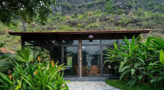 Вилла Premium с 2 комнатами с видом на сад Trang An Garden Resort