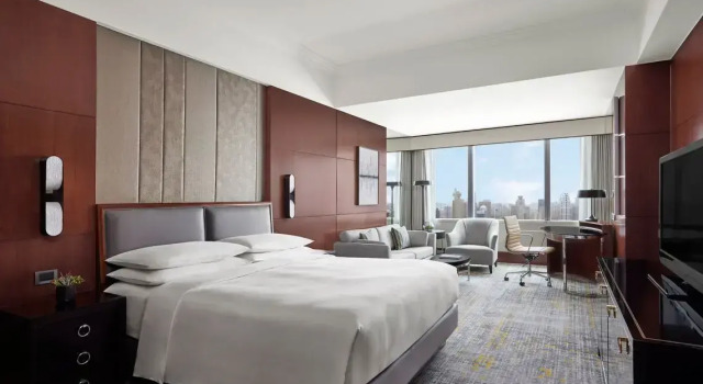 Двухместный номер с красивым видом из окна Shanghai Marriott Marquis City Centre