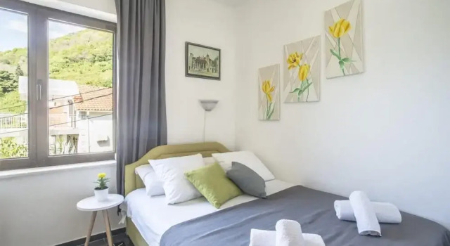 Great Studio Flat With View Near Beach in Tivat, Rezervovat Hotel Lepetane Černá Hora
