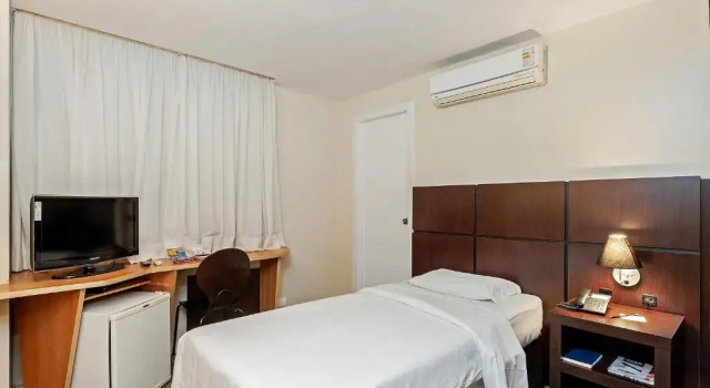 Одноместный номер Deluxe Slaviero Hotel Curitiba Shopping