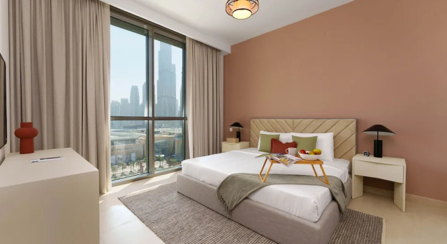 Апартаменты Deluxe Maison Privee - Luxury Apt with Burj Khalifa Vw & Direct Mall Access