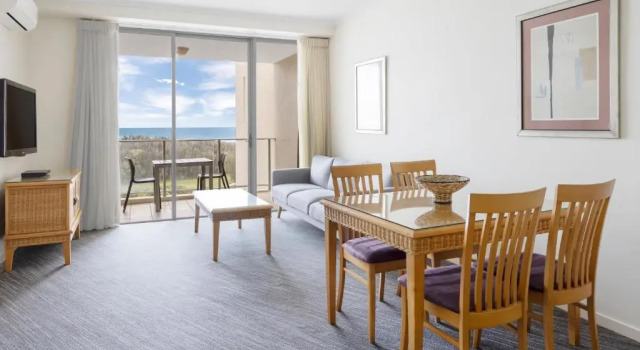 1 soveværelse i dobbelt lejlighed Ramada Marcoola Beach