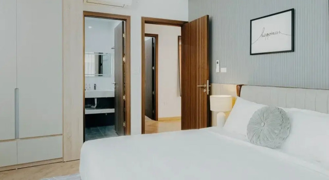 Апартаменты Premier с 3 комнатами с видом на город Luxe Paradise Residence Dang Thai Mai