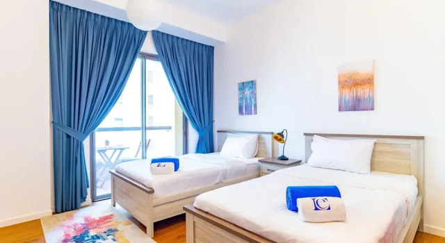 Prim -  Brand New 2 Bedroom in JBR, Забронировать Отель Джумейра , рядом с Dubai Marina Yacht Club