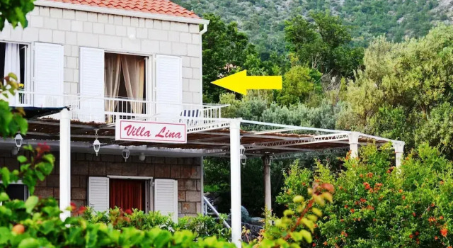 Apartments Lina - Three Bedroom Apartment With Two Balconies and Sea View, Prenota Appartamento Brsecine Regione di Dubrovnik
