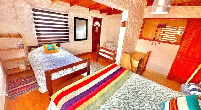 Двухместный семейный номер Standard Atacama Lodge Rukazen Rústico