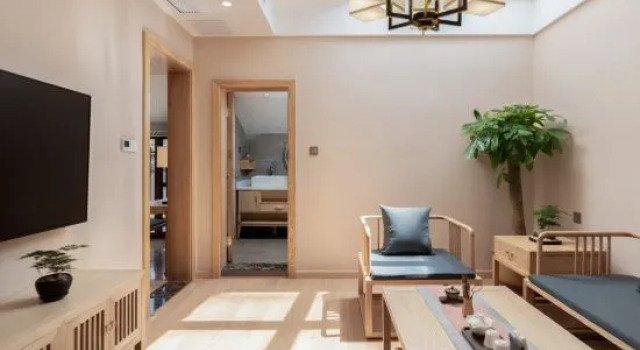 Люкс с видом на реку Sulv Lotus · Pushu Manju River View Holiday Hostel