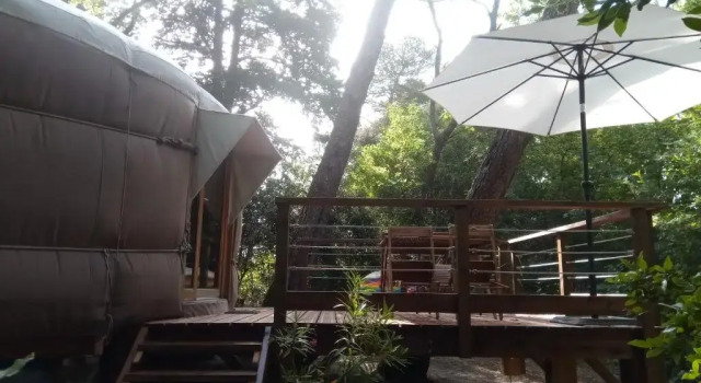Tente Vue jardin Mareillagues
