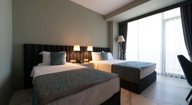 Двухместный номер Deluxe с балконом и с видом на город Capella Otel