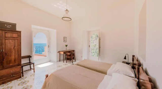 Апартаменты с 3 комнатами с балконом и с видом на море Residence Villa Rosa