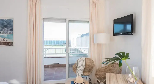 Двухместный номер Standard с балконом и с частичным видом на море Hotel Terramar