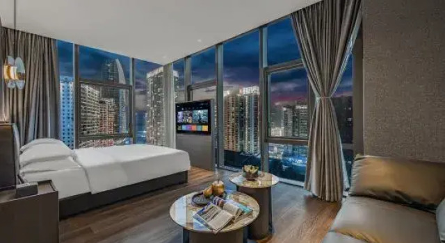 Люкс с красивым видом из окна Chongqing KALILA Hotel (Guanyinqiao Pedestrian Street, Times Center, Metro Station Branch)