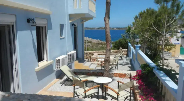 Апартаменты с 2 комнатами с видом на море Giorgis Blue Apartments