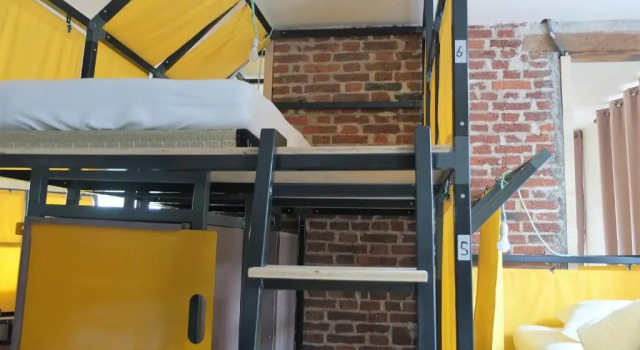 Кровать в общем номере La Maison Rouge - Backpacker Hostel