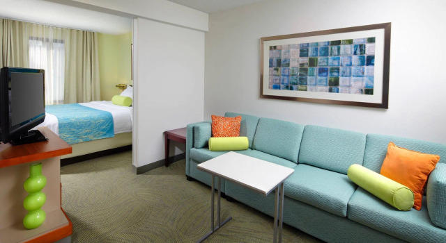 Двухместный люкс SpringHill Suites by Marriott Pittsburgh Washington