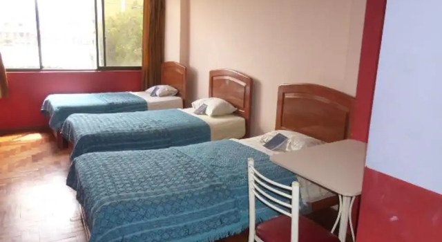 Standardní Třílůžkový pokoj a výhledem na město Hospedaje Centro