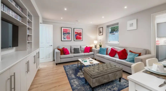 Апартаменты Earl s Court Chelsea 2BR Modern Apt Walk to Tube