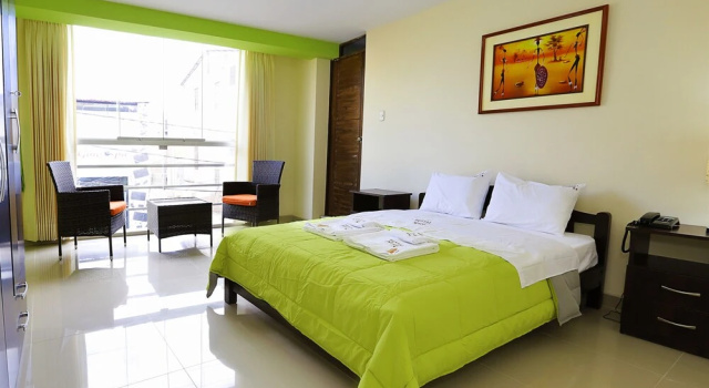 Двухместный номер Deluxe с видом на город Hostal Florida
