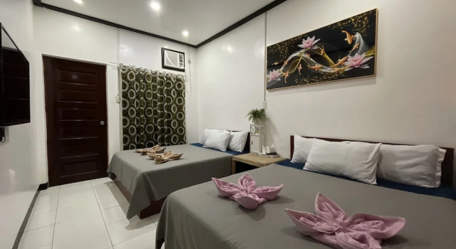 Четырёхместный номер Standard с балконом Casa Juliana Boutique Hotel El Nido - Newly Renovated