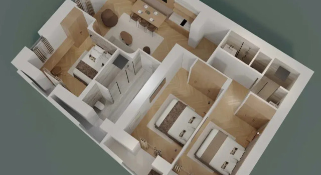 Апартаменты Cosy Apat With AC -3br- 8P- Canal Saint-martin