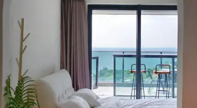 Люкс с 2 комнатами с видом на океан Full sea view net red ins wind homestay (Nan'ao Branch)