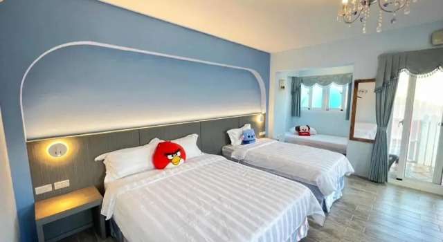 Четырёхместный номер Standard с видом на горы Wonderful Kenting Hostel
